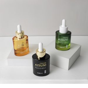 In Lụa Chai Serum Thủy Tinh Theo Yêu Cầu